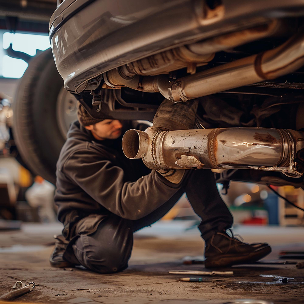 Underbody impact damage