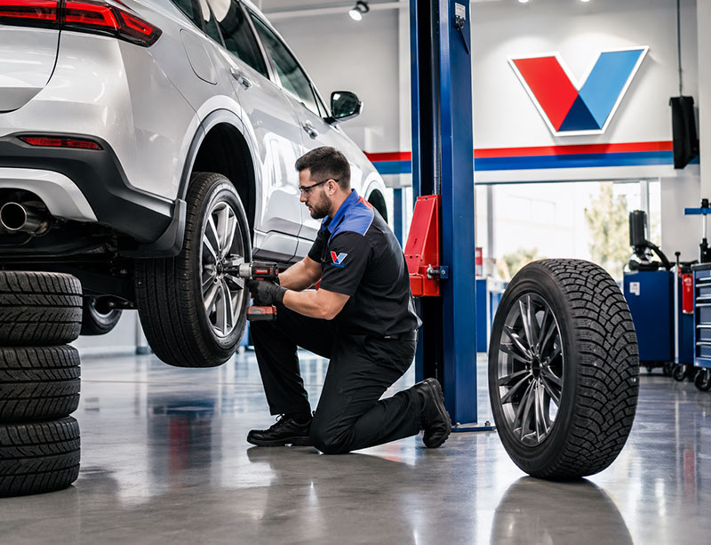 Seasonal tire change
