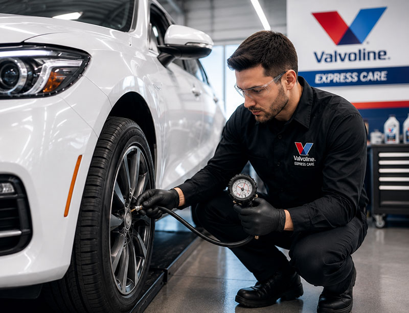 Tire pressure check