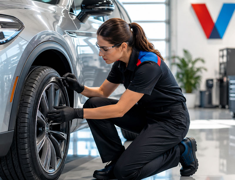 Wheel inspection