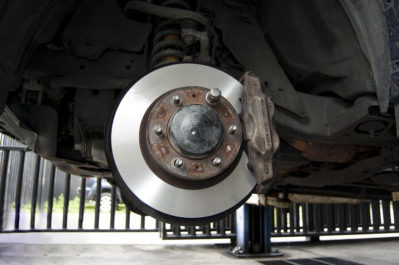 Worn brake components
