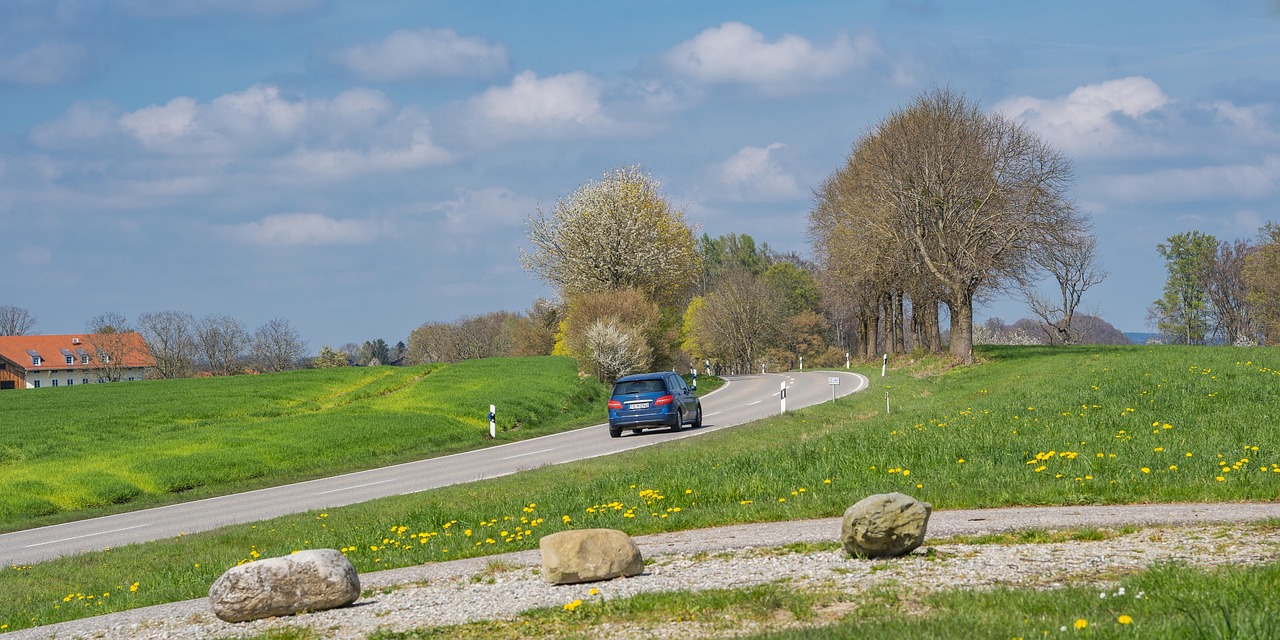 All-weather tires driving through changing conditions