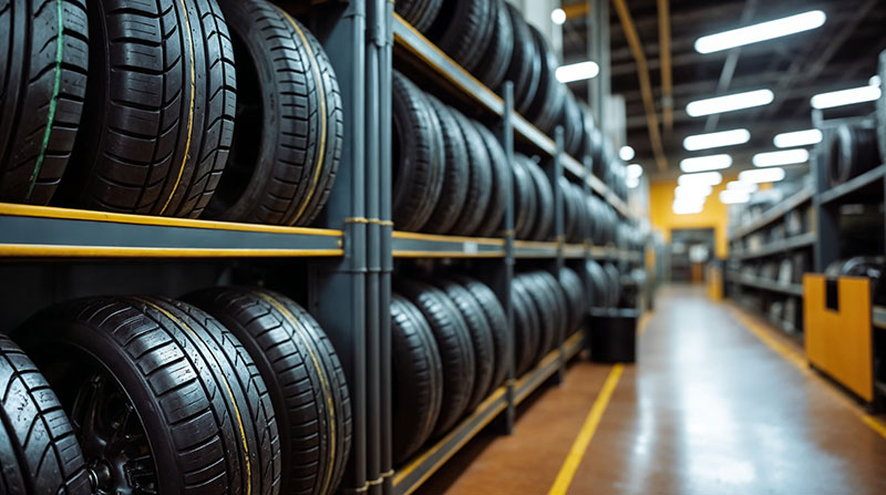 Tire stock at Valvoline Express Care Scarborough