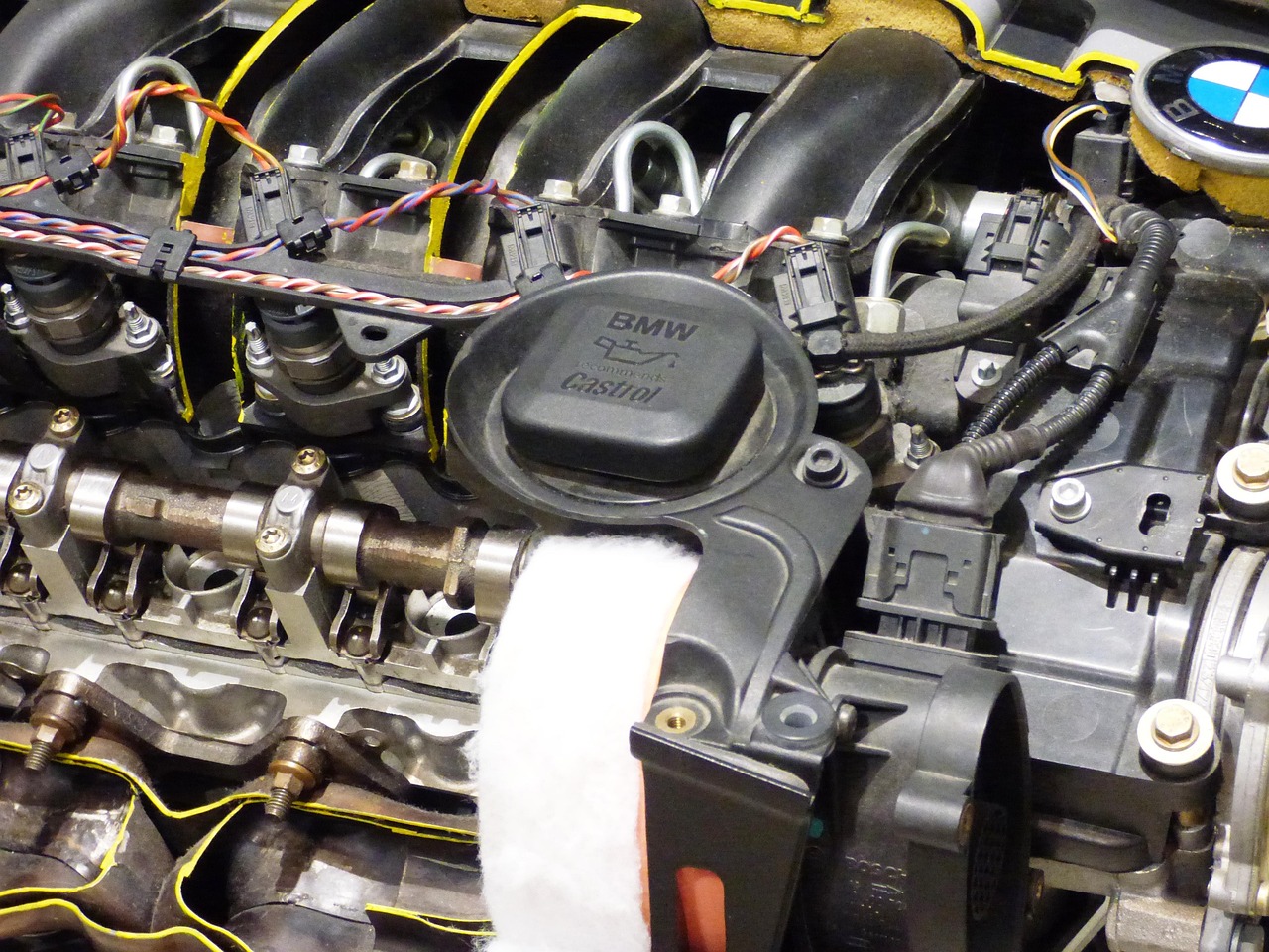 Engine oil leak